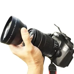 62mm 2.2x Magnification Teleconverter Telephoto Lens for Canon NIKON Sony PENTAX Olympus DSLR DV SLR Camera 18-200MM thread lens