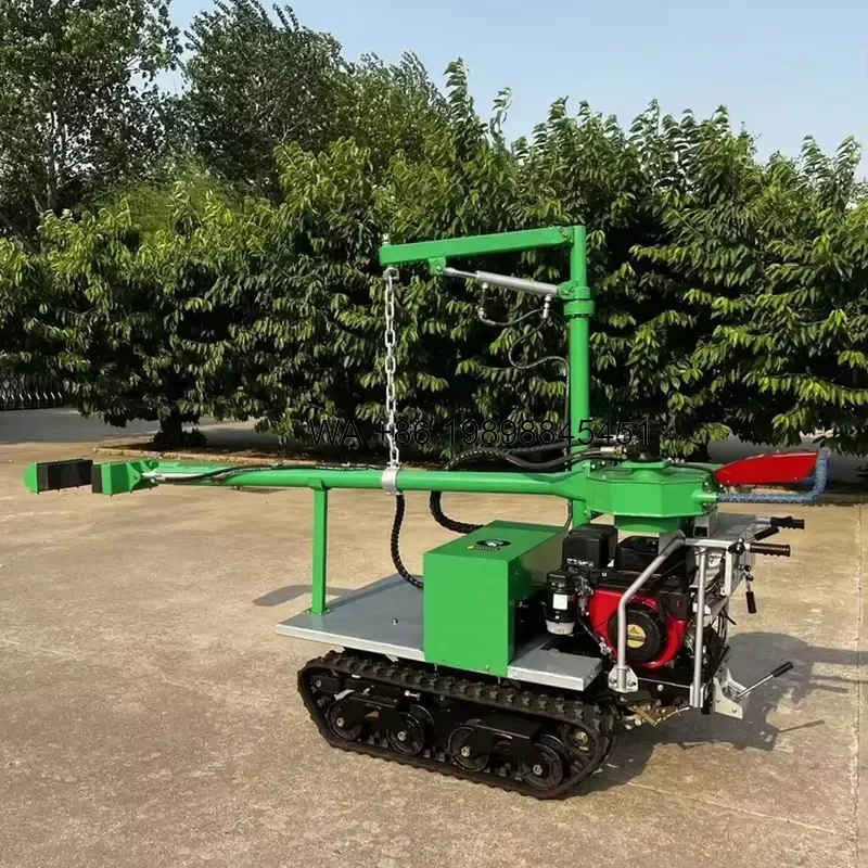 Wmwmnu Self-propelled Tracked Tree Shaker High Productivity Automatic Gear-Driven System for Walnut Pecan Harvesting