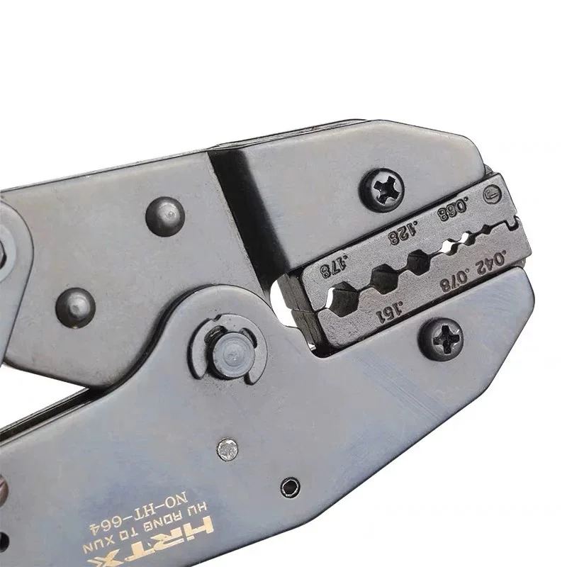 Fiber optic crimping pliers for optical fibre signal cable jumper heads coaxial wire terminal cold crimping pliers tool