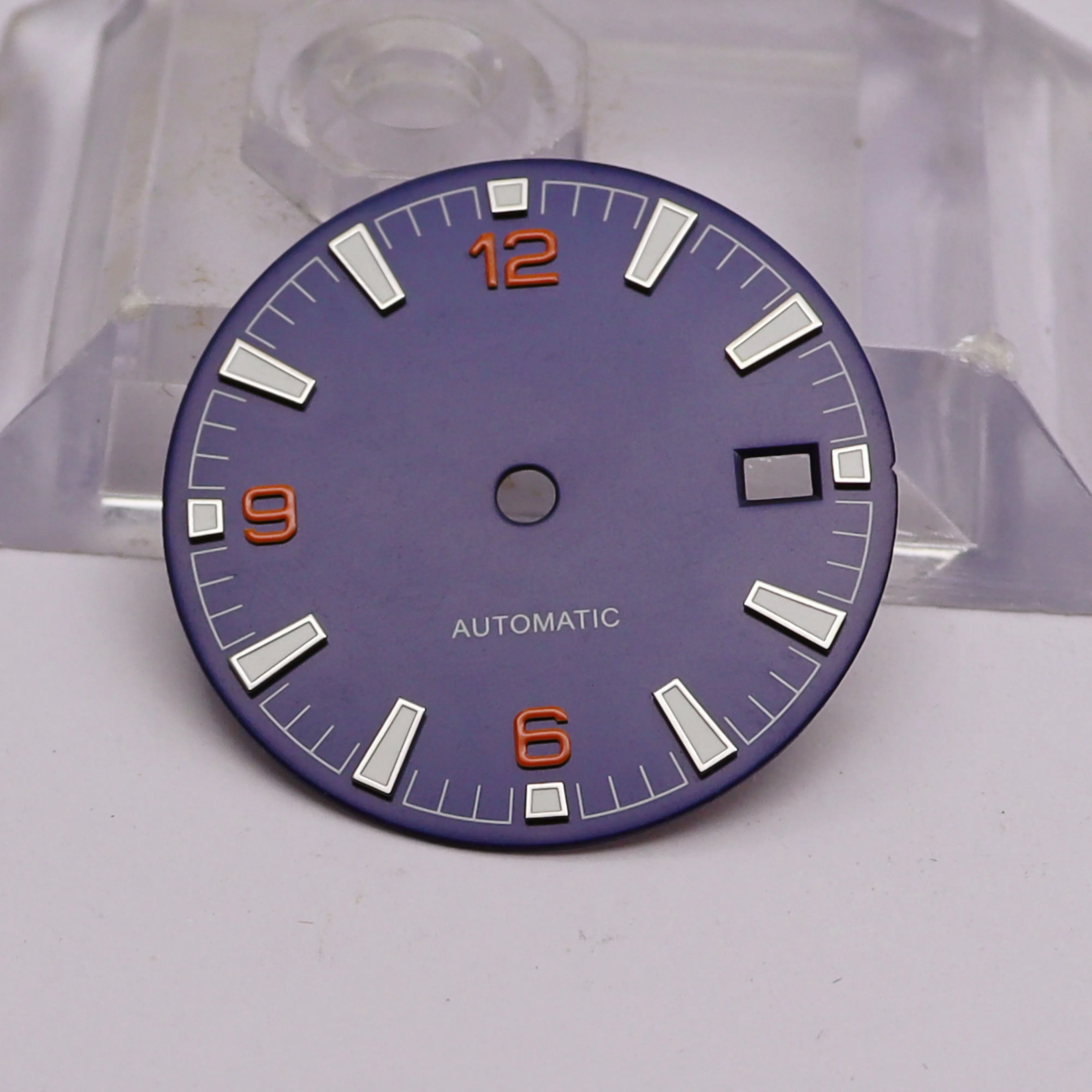 Watch Accessories for NH35 Dial Movement, Green Luminous