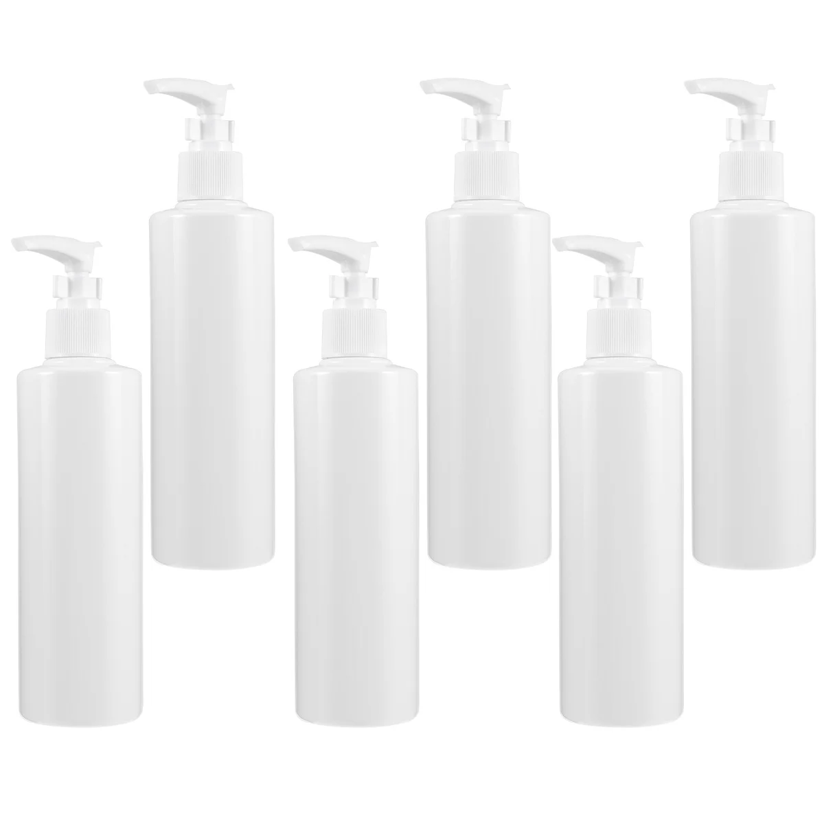 

6 PCS Refillable Liquid Dispenser Empty Shampoo Container Lotion Soap Travel Bottles Hand Toiletries