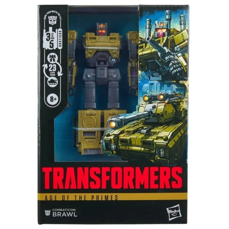 

В наличии: модель Hasbro Transformers Age of the Primes Brawl, фигурка робота из аниме-фильма, коллекционный подарок и украшение для хобби.