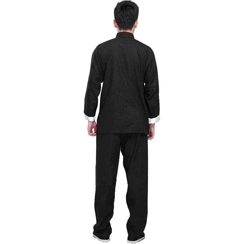 Abbigliamento uniforme LATERONON Kung Fu-panni da allenamento tradizionali cinesi per arti marziali Wing Chun Tai Chi