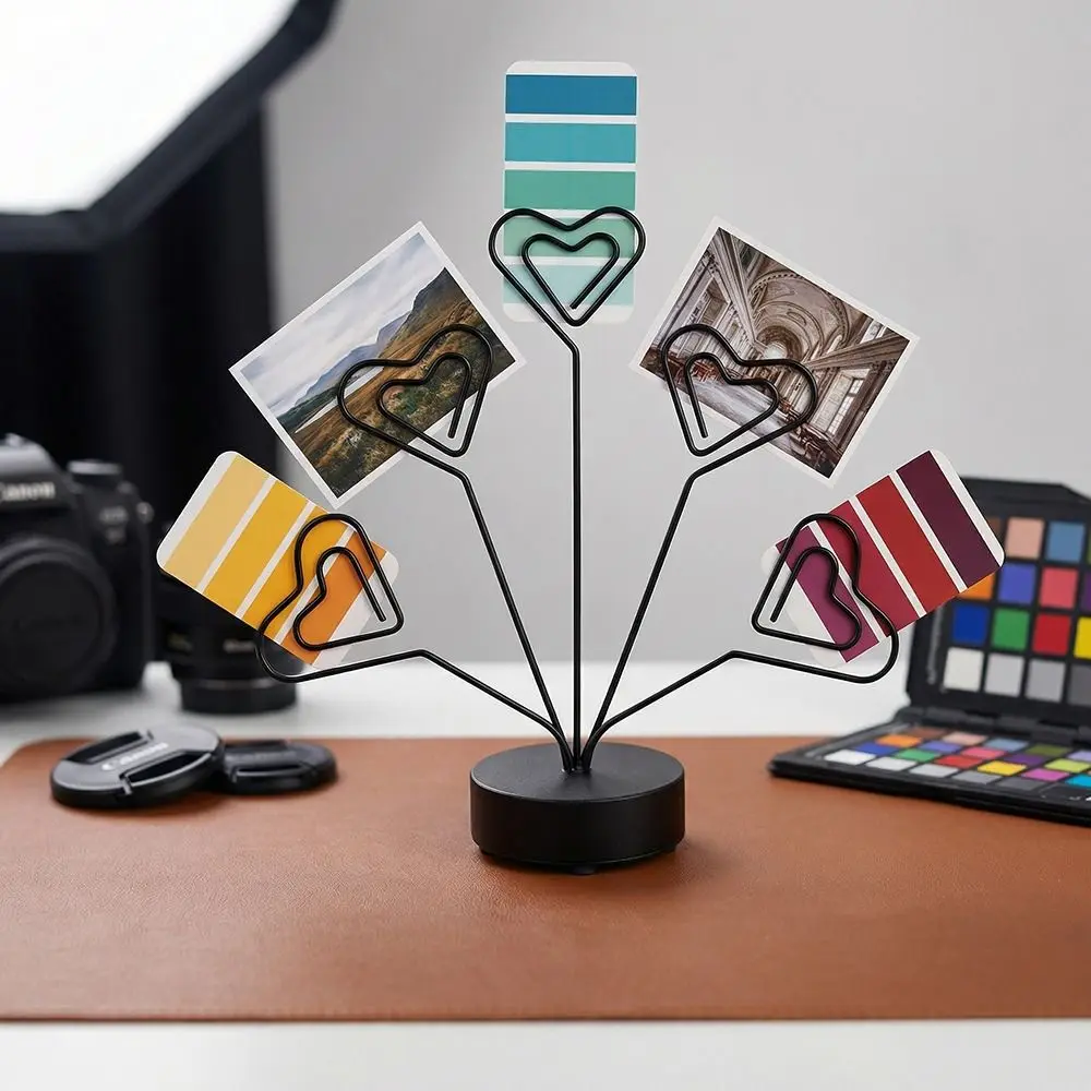 Multifunctional Creative Note Clips Portable Stable Desk Organizer Vertical Decorative Desktop Card Clamp Party Supplies