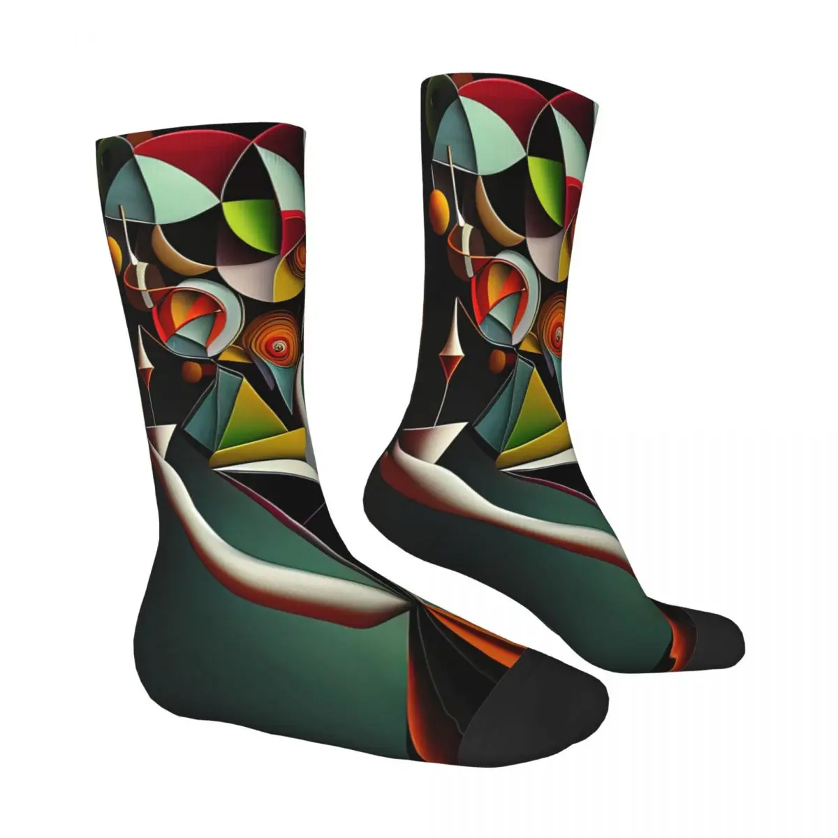 African Women Sock Printed Man Polyester