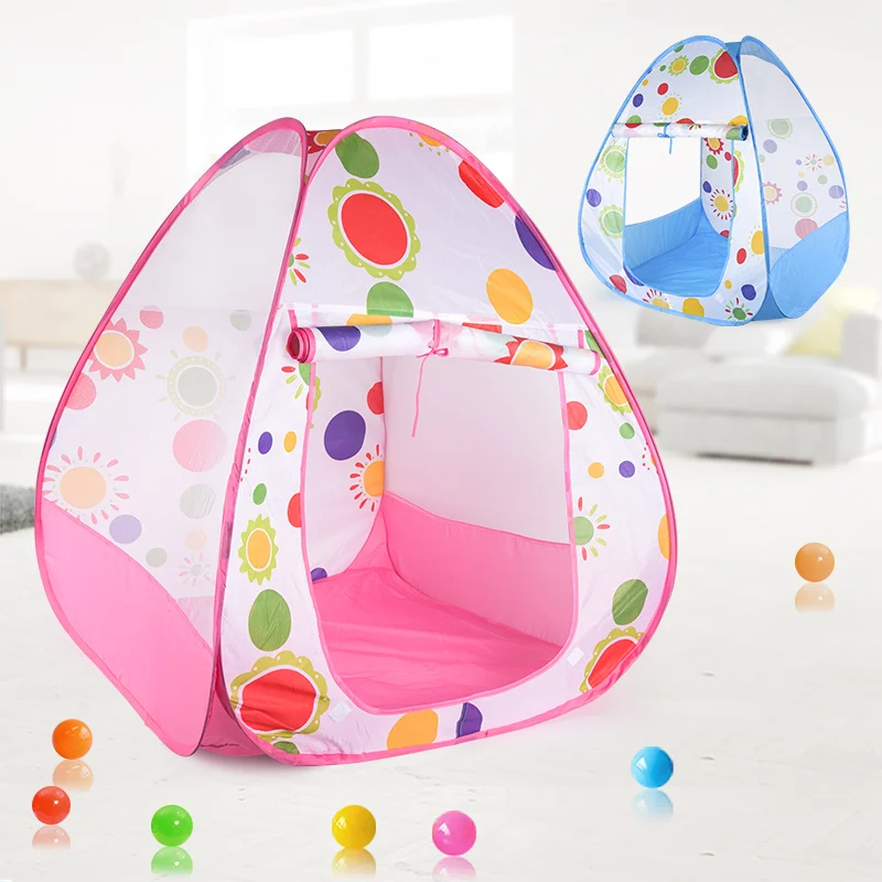 Children\'S Pop-Up Game Tent Sunflower Game Indoor And Outdoor Games Tent House Toys, Convenient To Carry Perfect Children\'S Gift