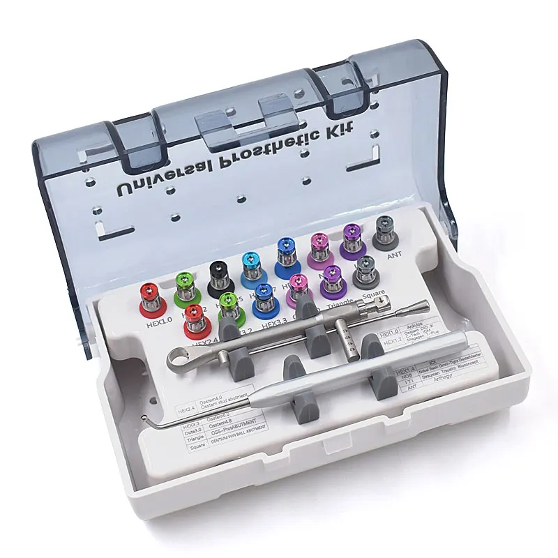 Dental imp lant Surgical Manual Kit Dental imp lant Torque Wrench imp lant Tool with 14 Screw Drivers