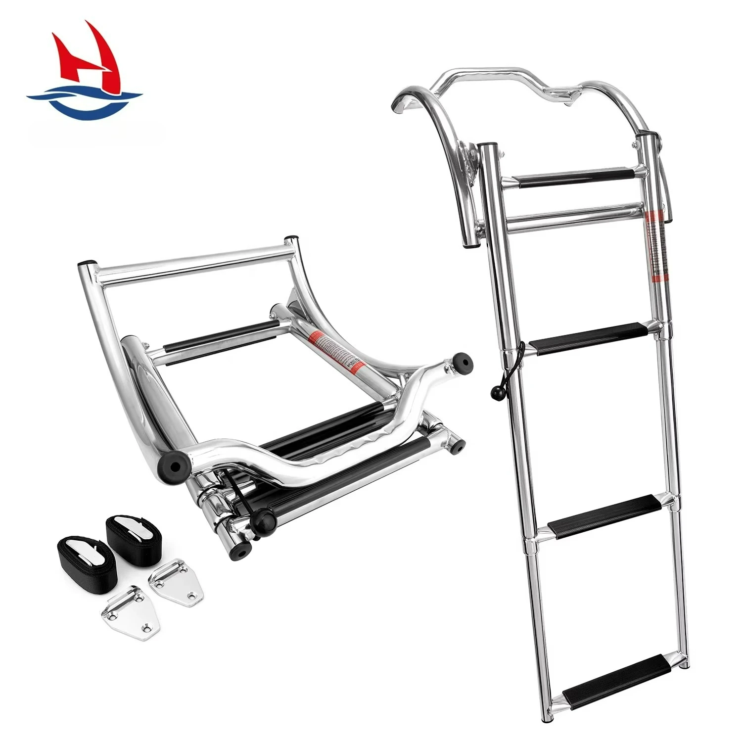 

Stainless Steel Boat Ladder Inflatable Boat Ladder Hardware for Boat Yacht