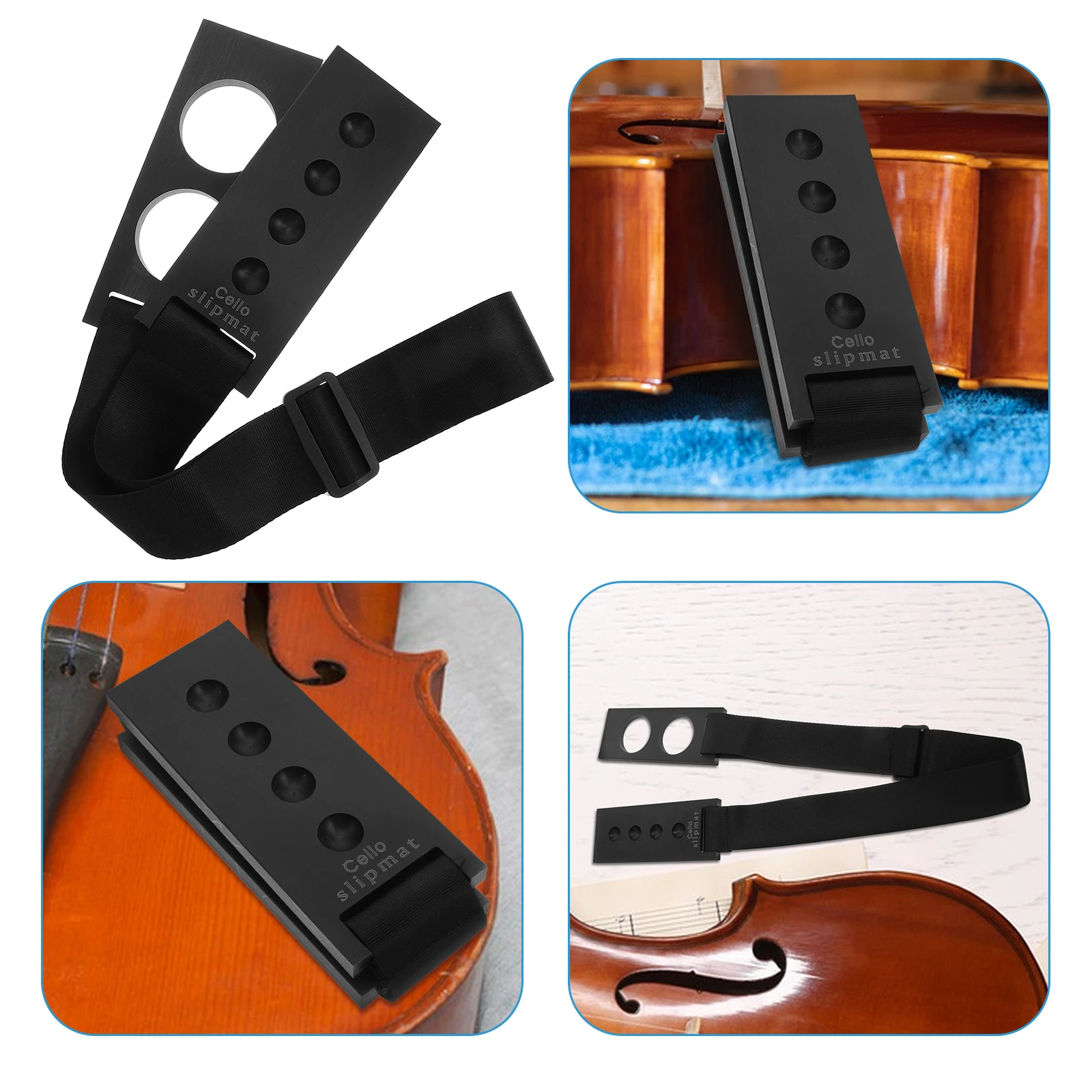 

s Cello Cello Spike Floor Protector slip Mat Thick Long Design Durable Material End pin Stopper Holder Rubber Tip