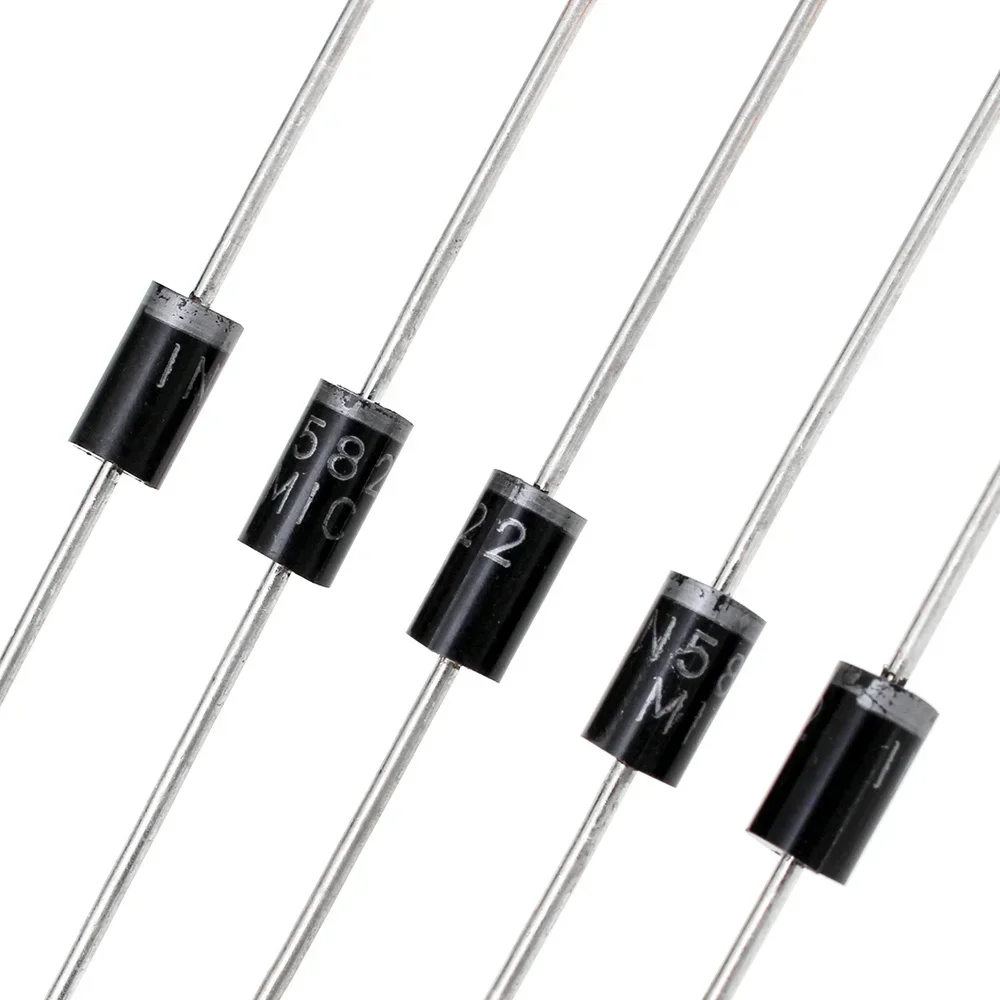 100pcs/lot Rectifier Diode Set 1N4148 1N4007 1N5819 1N5399 1N5408 1N5822 FR107 FR207 Fast Switching Schottky Diode Resistor Kit