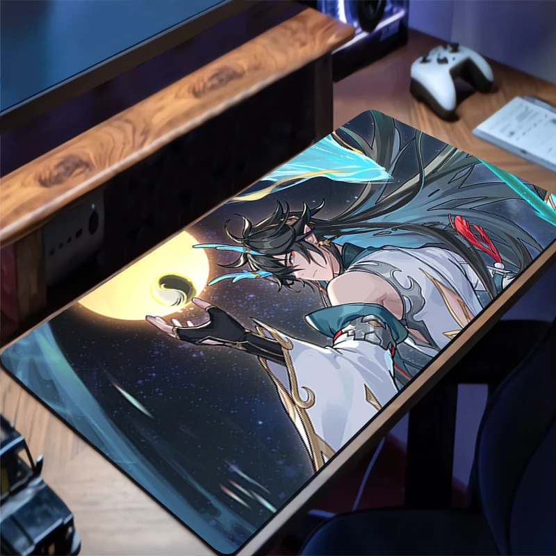 Podkładka pod mysz Rubber H-honkai Star Rail Dan Heng, modna marka, podkładka gamingowa, mata na biurko, podkładka pod klawiaturę do komputera, podkładka na stół komputerowy
