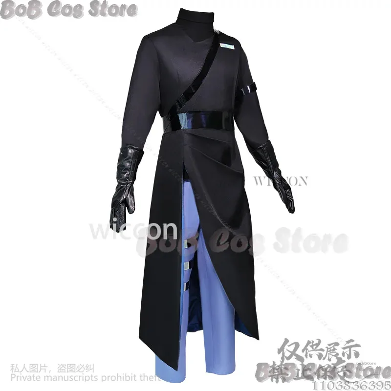 25COSAlien scène corée Anime Ivan fantôme idole noir juge perruques Microphone accessoires Halloween fête homme femme idole scène Cos personnalisé