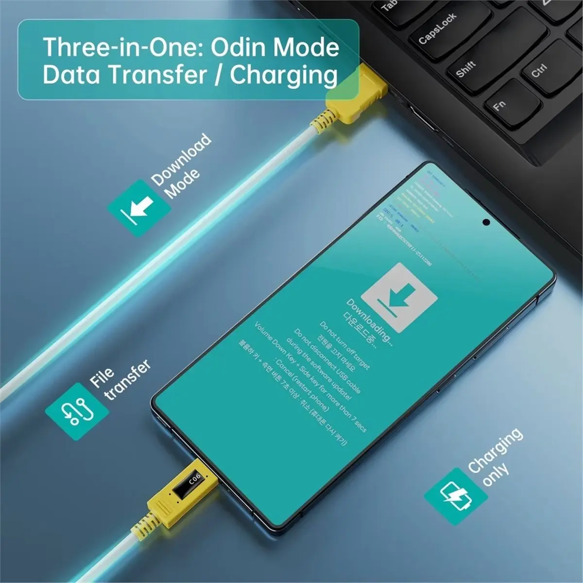 update. Download Mode Cable Combination USB-C Odin Mining Mode Data Cable for Sam S8-S26 Note 8-10 Series Data Recovery Tool