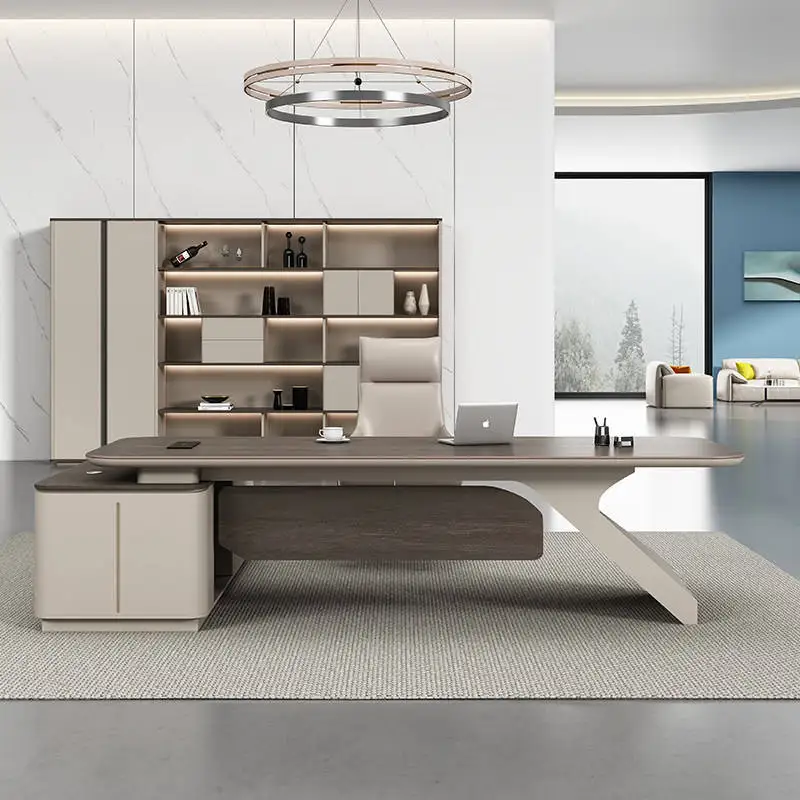 *Painted Simple Modern Office Desk Stylish Simplicity Modern Work Table Manager Office Desk