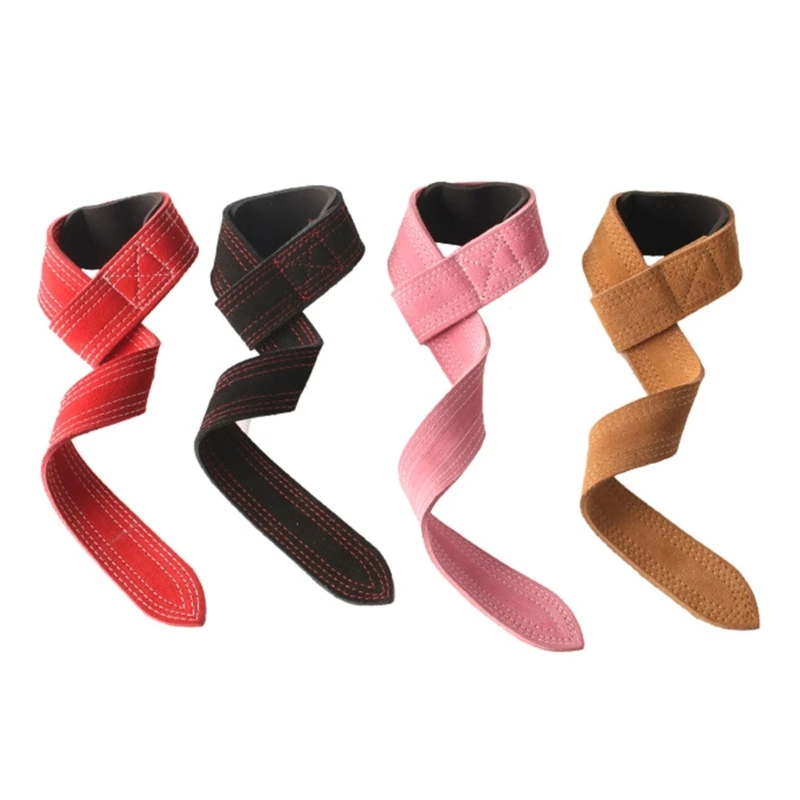 

Deadlift Wrist Straps Weightlifting Powerlifting Lifting Straps for Men & Women