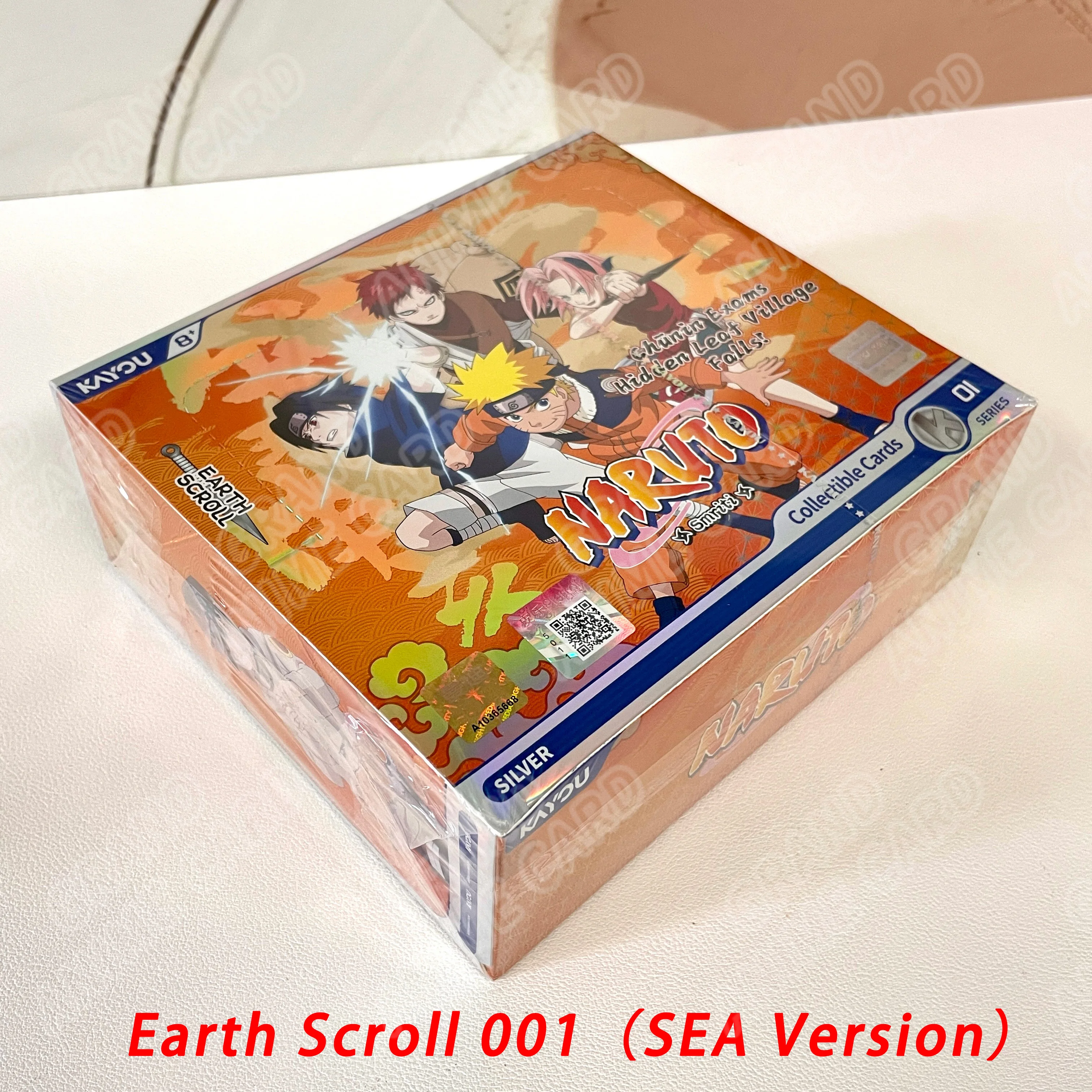 KAYOU Genuine Naruto T4W8 JIN1 JIN2 SEA English Version Global Version Booster Box Anime TCG Rare CR Ninja World Collection Card image 3
