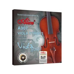 Alice A907 Viola Strings A/D/G/C Full Set Nylon Core Cupronickel Winding For 16