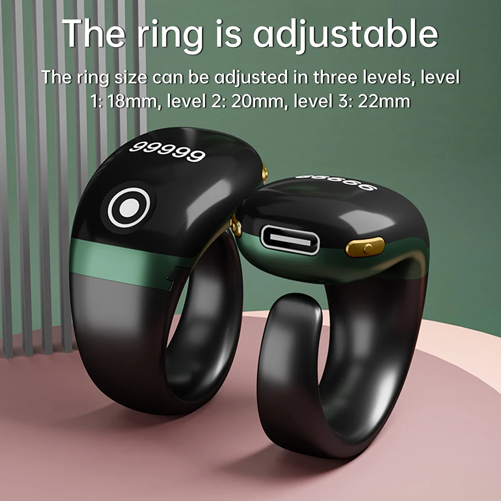 Neue Upgrades S7pro Digitaler Fingerzähler Intelligente APP-Zählung Typ-C Wiederaufladbarer Smart Ring BLE Elektronischer Zähler