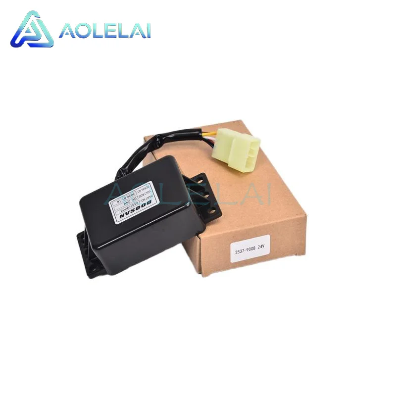 Doosan Daewoo DH150 220 215 225-7 Excavator Wiper Motor Intermittent Control Relay 2543-9015 2531-1003 2537-9008