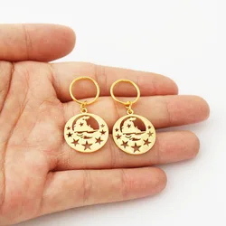 2022 New Arrival Earrings For Women Girls 24K Gold Color Stainless Steel Kiribati Style Earrings