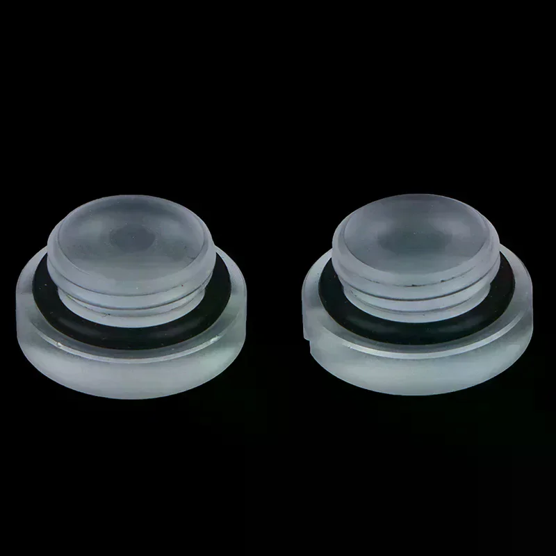 Frosted G1/4 Water Plug Matte Acrylic Water Stop Lock Seal Button Hand Twisting Water Cooling Fitting 2pcs