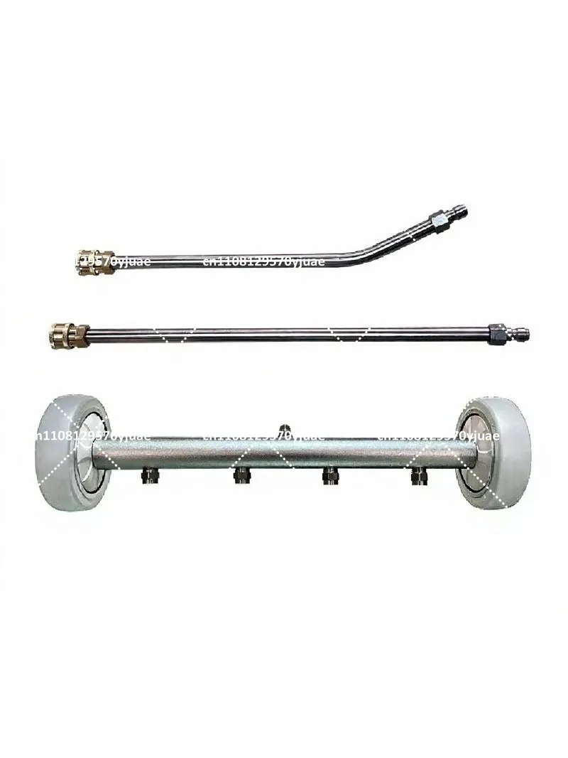 16 Inch Surface Cleaner 4000PSI, Multipurpose Pressure Washer Road Washing Brush, for Car Chassis Cleaning