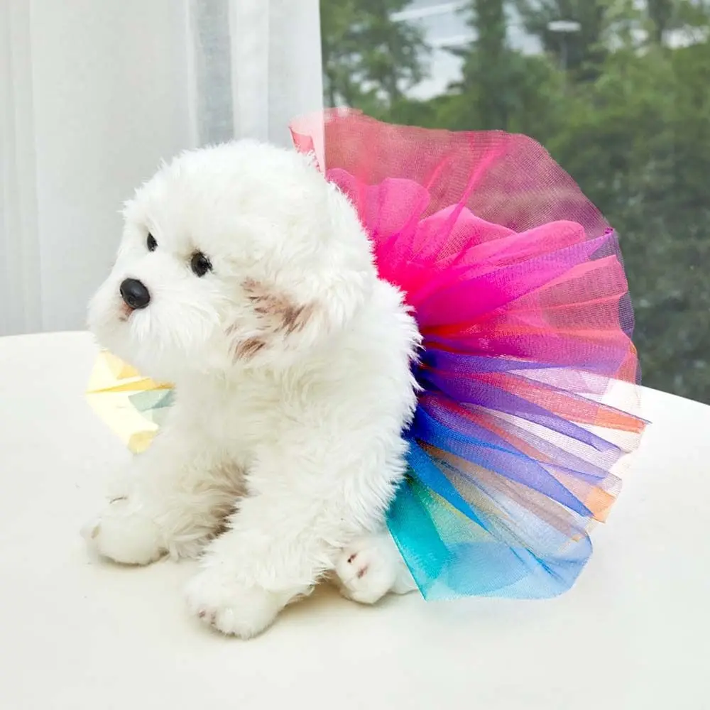 Fashion Tutu Dress Teddy Schnauzer Puppy Pet Costume Apparel Dog Dress Dog Skirts Pet Supplies Puppy Clothes