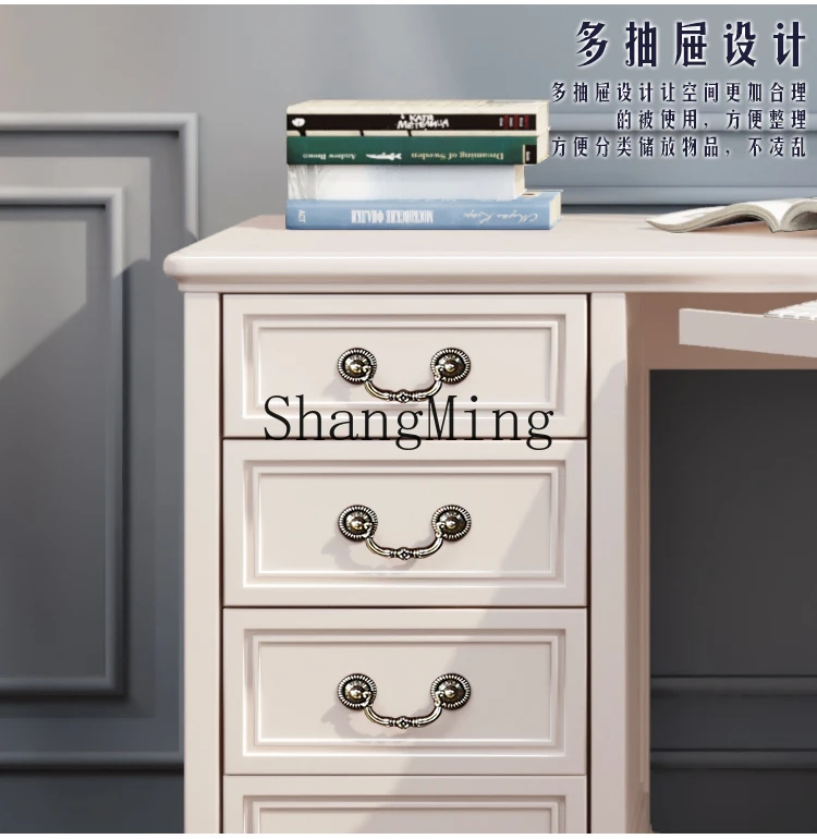 

Детский/студенческий угловой стол CL из массива дерева, в стиле модерн, легкий люкс, L-образный, малогабаритный, в стиле инстаграм.