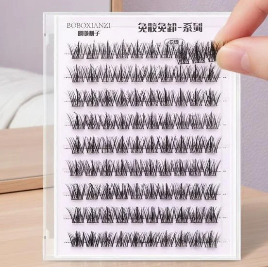 Multi Style Self Adhesive False Eyelashes Soft Fluffy Lashes For Party Wedding Daily Eye Makeup