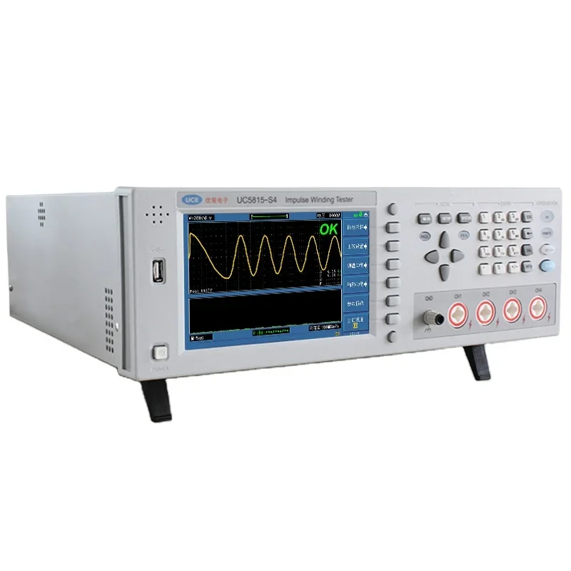 Impulse winding surge tester test three phase motor stator transformer coil UC5815-S4