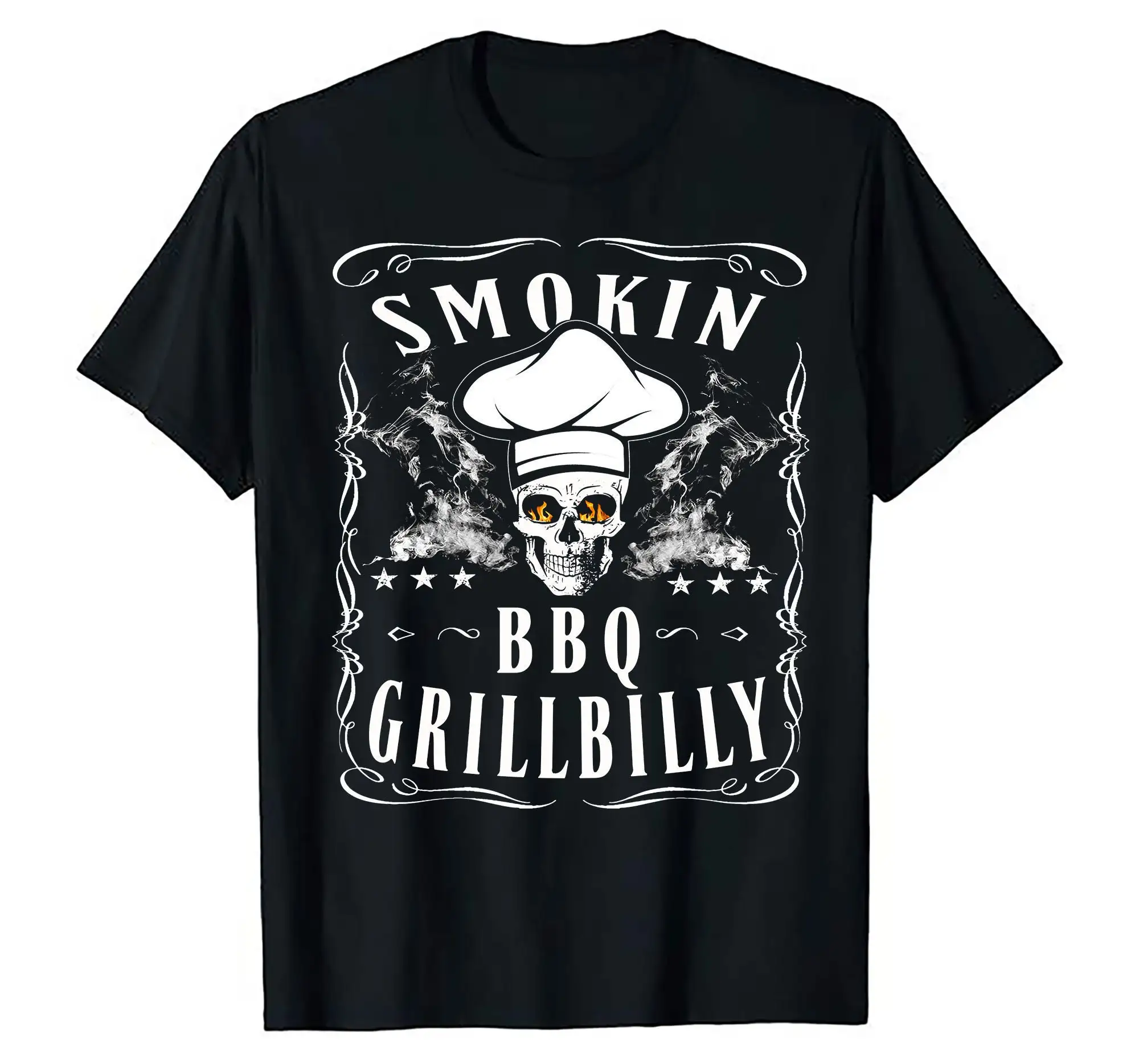

Smokin All American Grillbilly Smoker Bbq Fun Foodie Chef Футболка «Четвертое июля» на День отца S