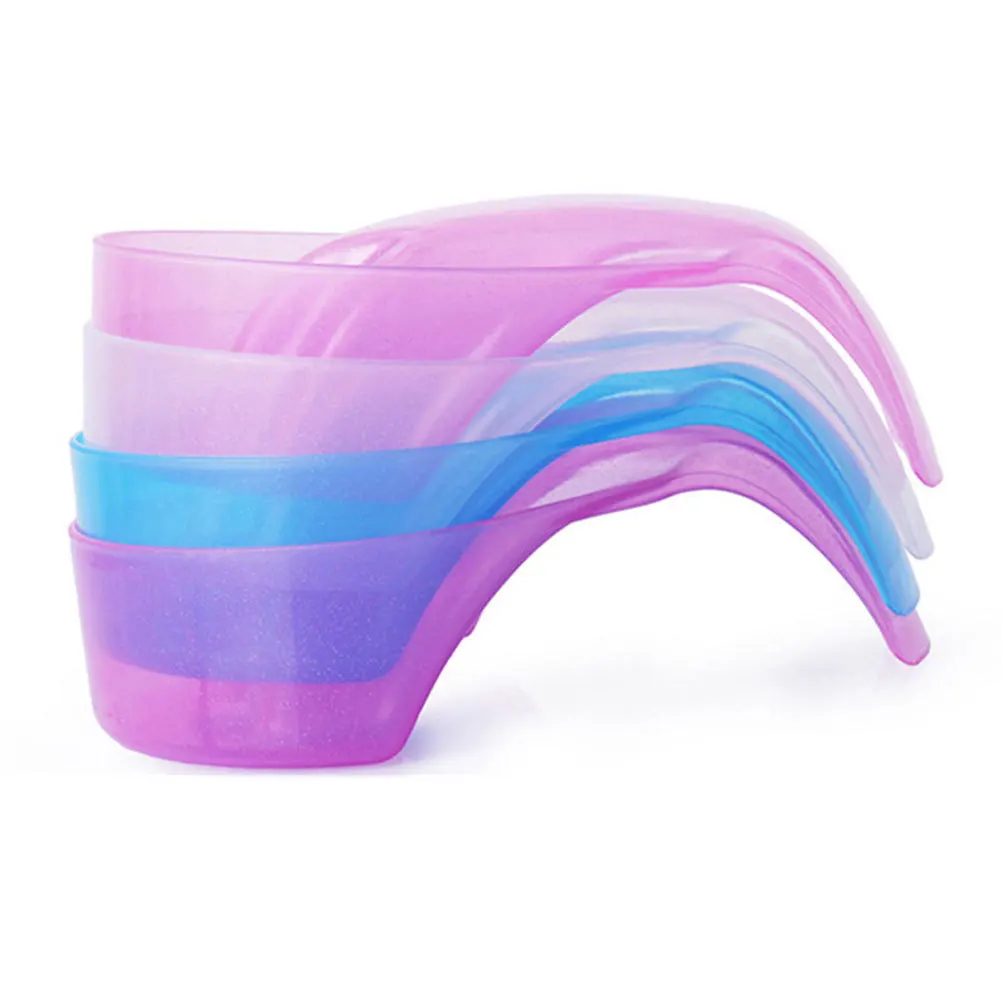 3 pz Cura Delle Unghie Compatto Manicure Soak Per Cuticole Ammorbidente Gel di Rimozione Arte Vassoio Strumento di Sterilizzazione Manicure Soak Ciotola Unghie artistiche