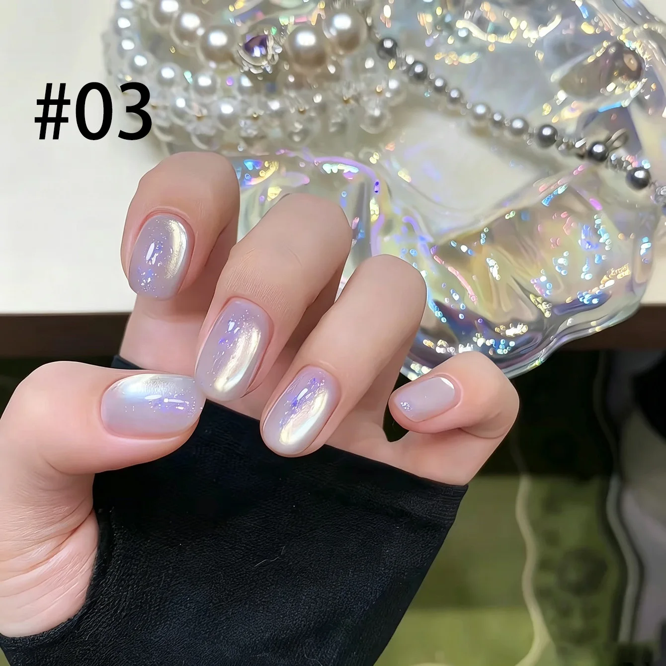 2026 Neue Aufhellende Strobe Pink Erdbeer-Gummibonbons Diamant-Glasperlen Katzenaugen-Gel-Nagellack Rosa Nägel Nagelzubehör – Detail 11