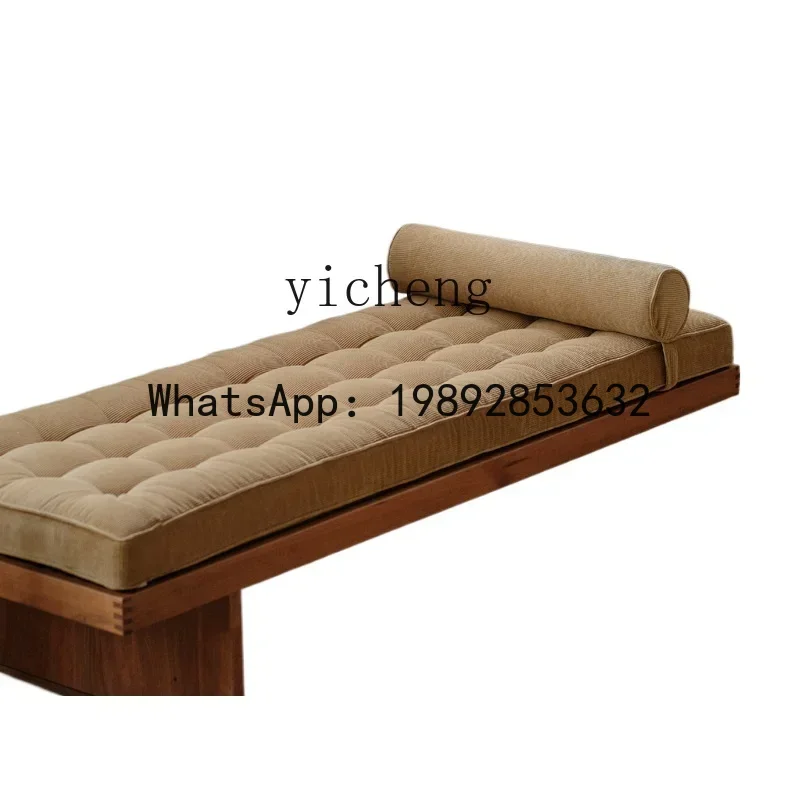 sofa bed solid wood single lunch break bed on duty artifact