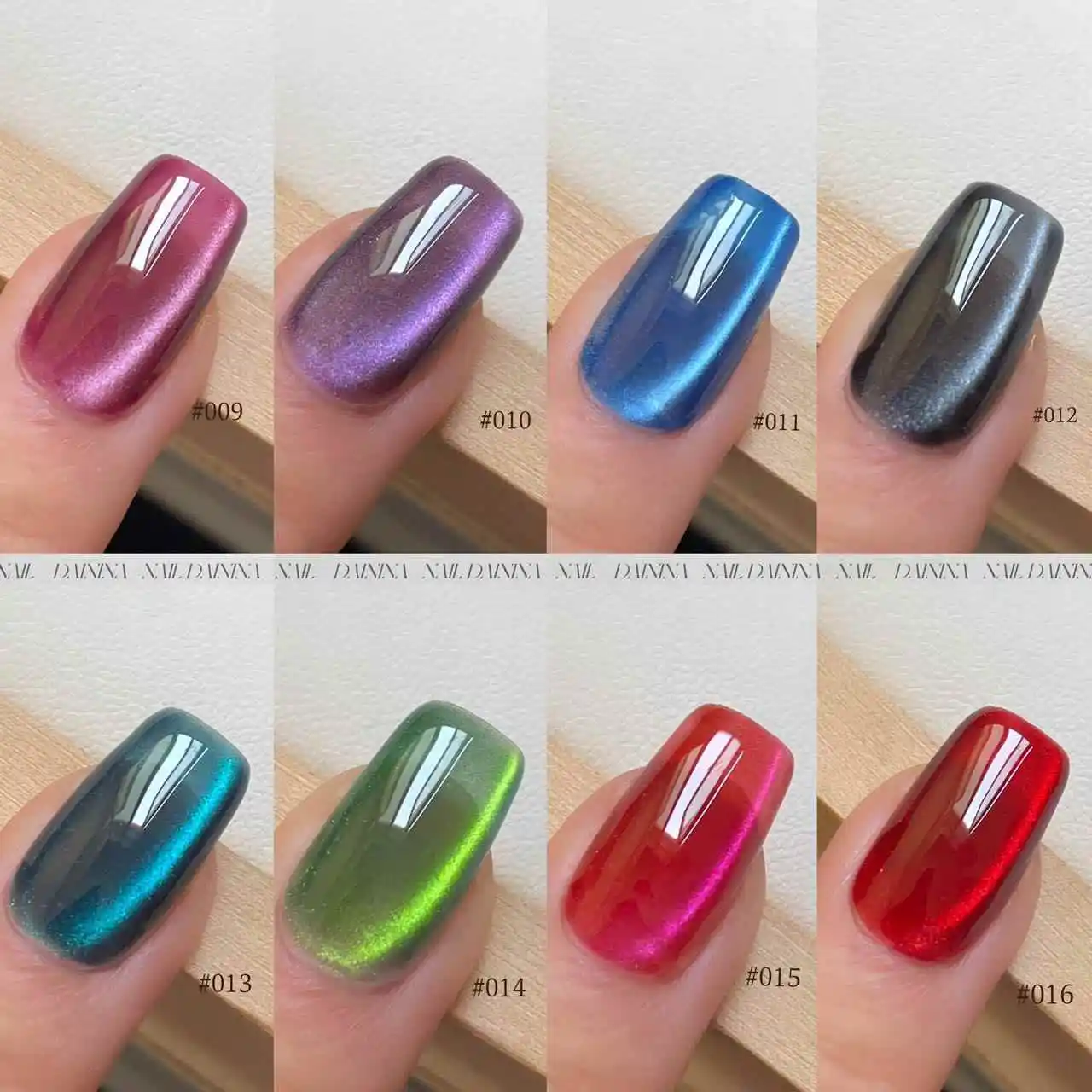 DAININA Multicolor 16 colores color de ojo de gato juego de gel para uñas salón de uñas 2024 nueva moda gran oferta arte de uñas Gel Uv no tóxico al por mayor