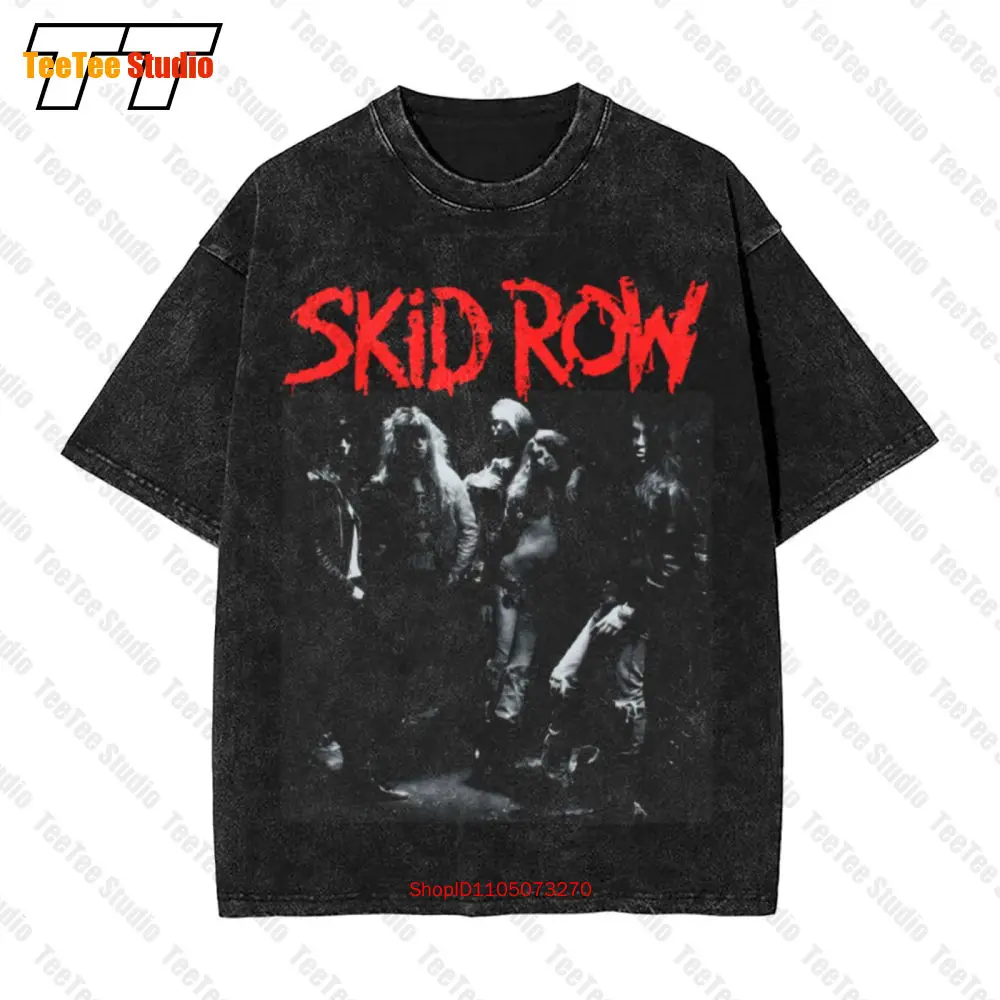 Skid Row Rock Band Vintage Oversized T-Shirt 8BR0