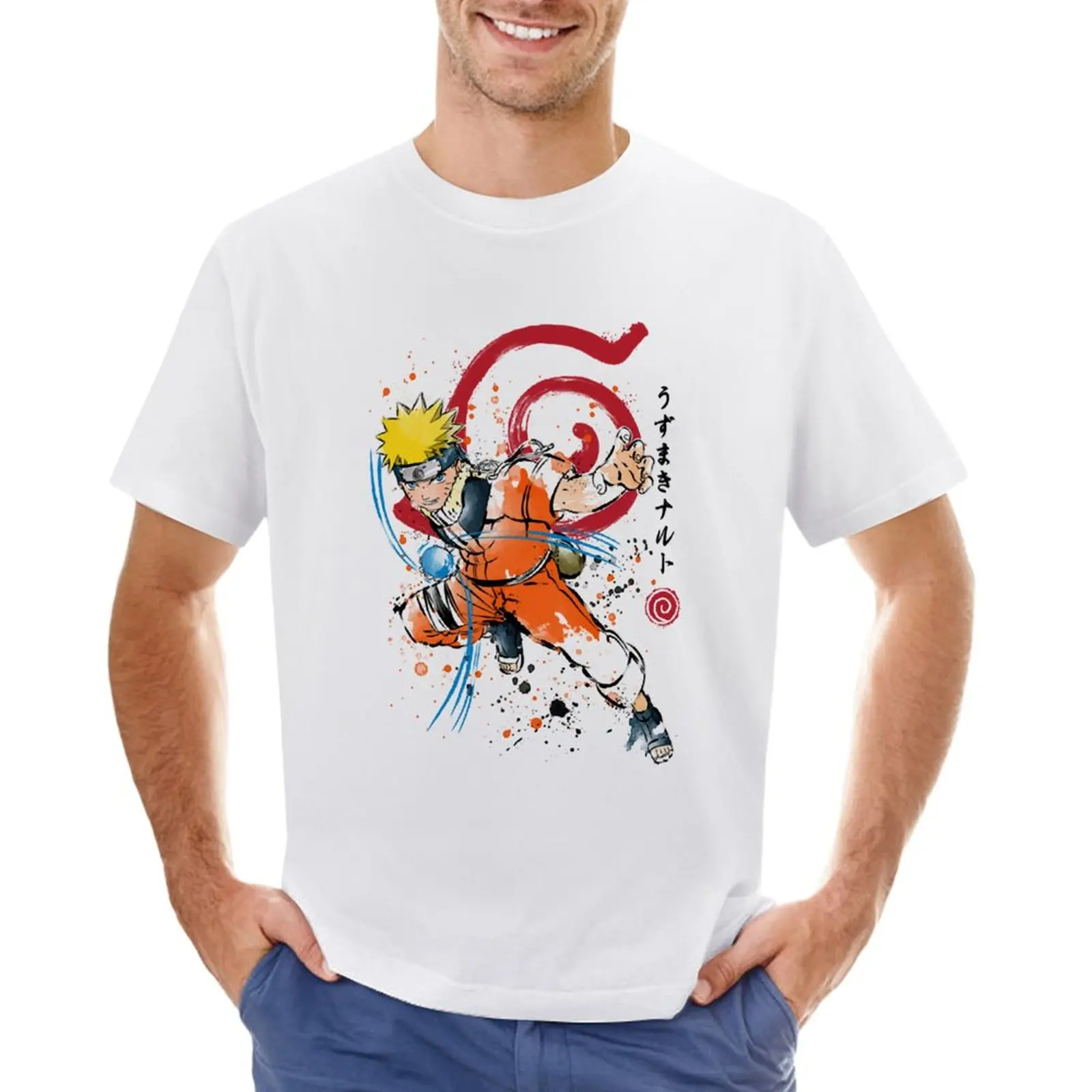 Fury of the Rasengan T-Shirt summer top plain big and tall t shirts for men