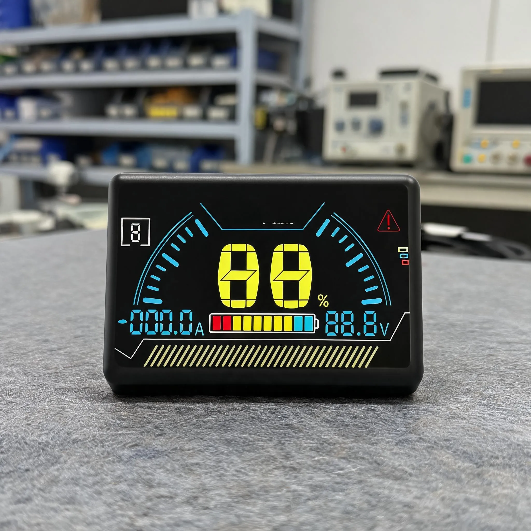 LCD Display 2.3 inch for For real Time For battery Status Monitoring Compatible with Systems Includes Connection Cable