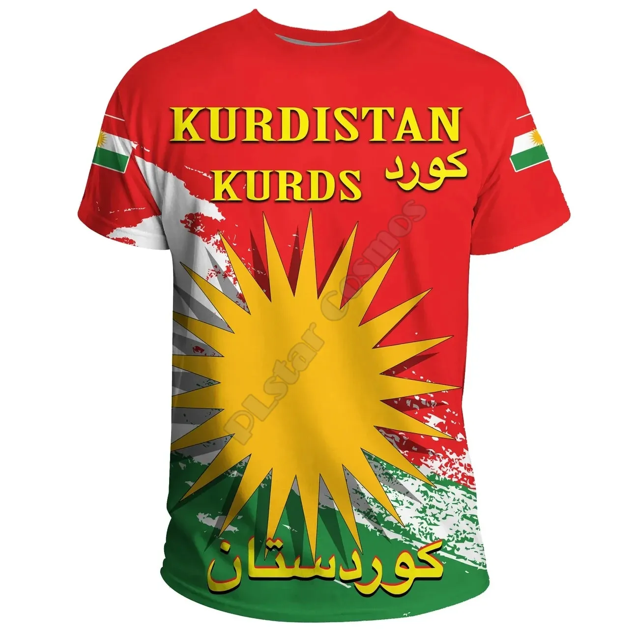 

PLstar Cosmos Kurds/Kurdistan/Netherland T-Shirts 3d All Over Printed t shirts tees Men For Women Harajuku short sleeve