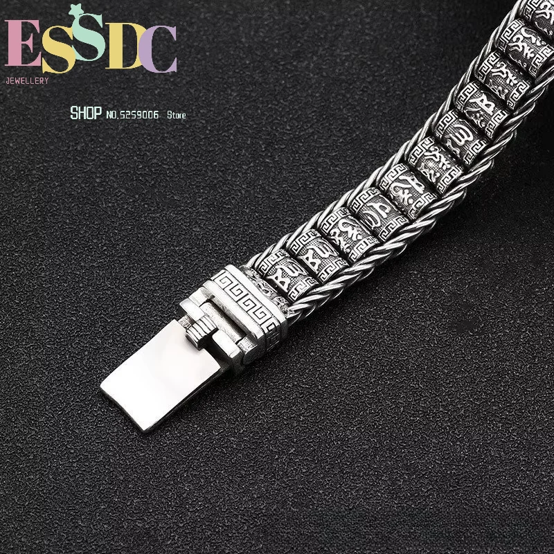 Enhance the aura Passepartout bracelet fashionable men and women light luxury braided niche design six-character mantra