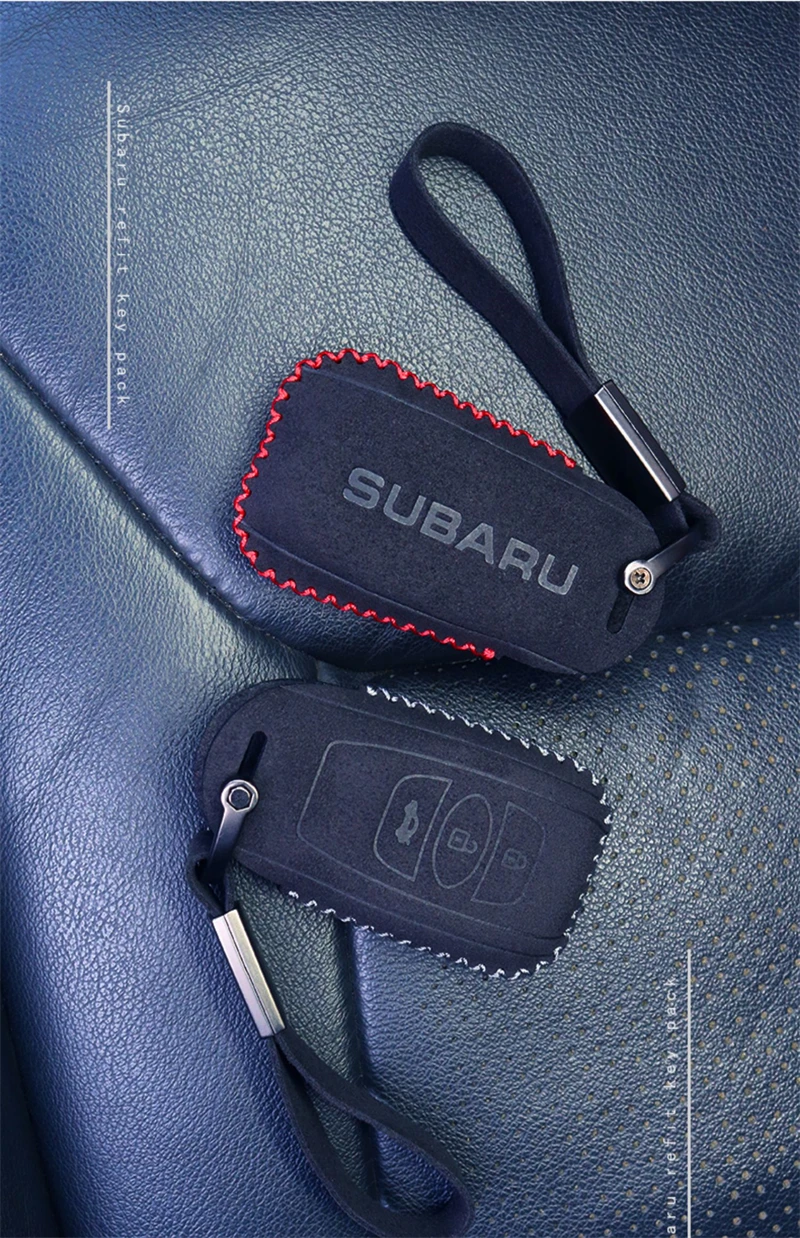 

Subaru Crosstrek Key Bag, Xubao Lu, Forester, BRZ, Outback, Suede Key Bag, Modification