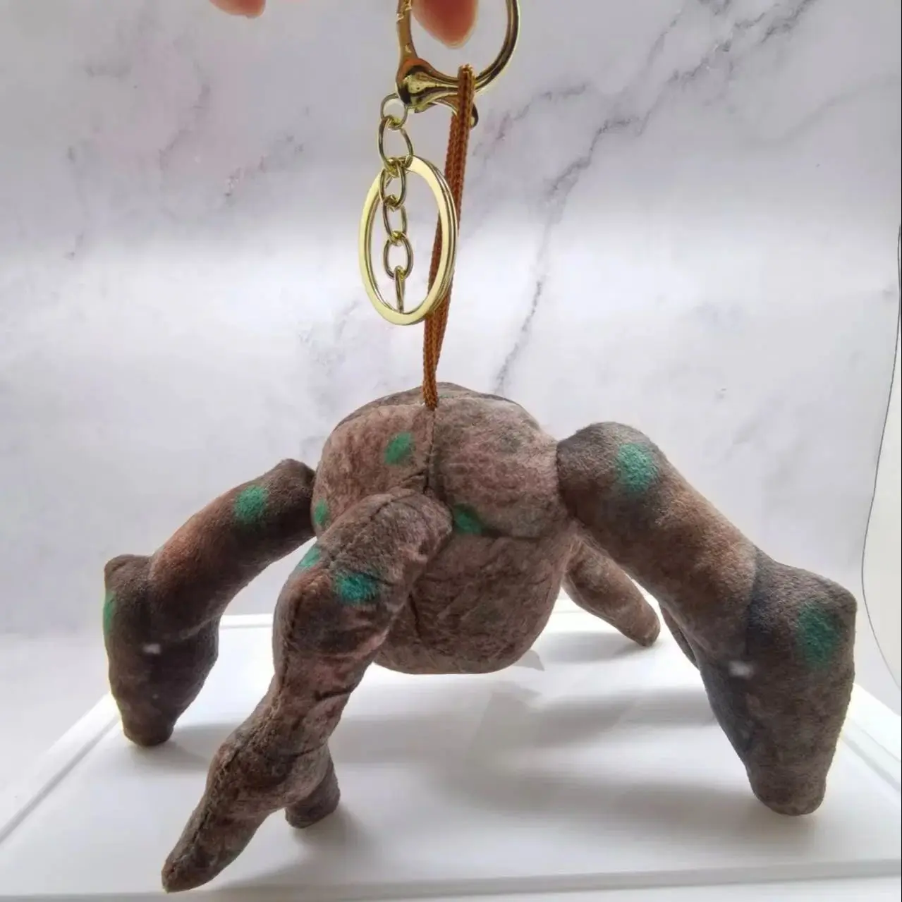 Sci-Fi Movie Project Hail Mary Rocky Plush Keychain Cute Alien Stuffed Doll Pendant Bag Charm Keyring Decoration Gift for Fans