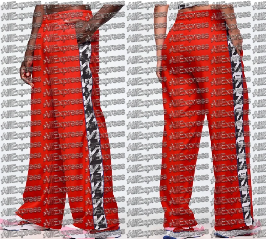 Women'S Fashion Trousers - ZW Fashion Street Printed Quick Dry