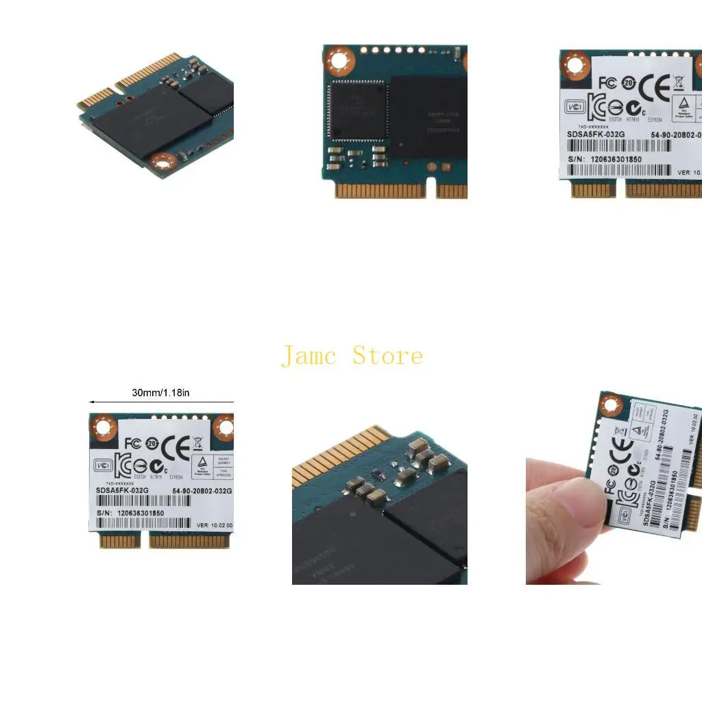 LX0B MSATA Half Height 32G SDSA5FK-032G Adapter Card Durable