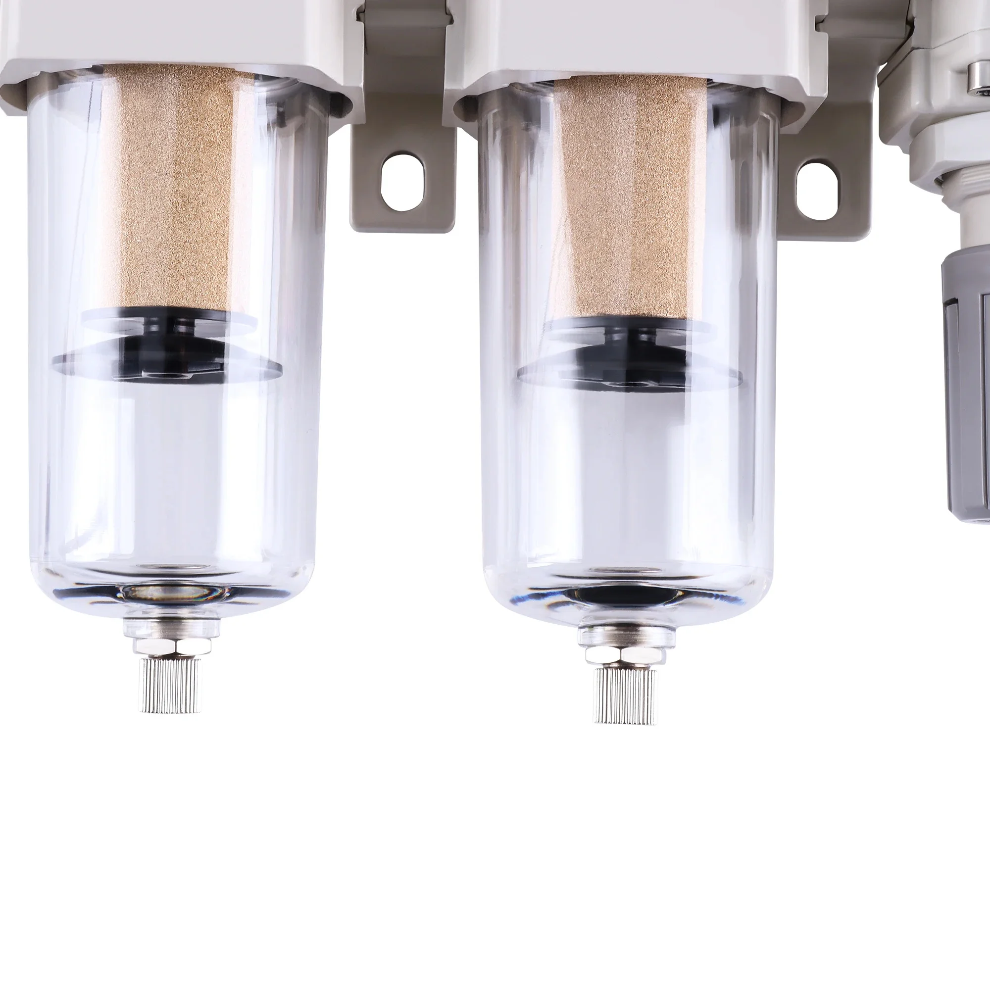 Regulator semi-automatic oil-water separator Pressure Regulator Combo Air Drying System Double-stage Compressed Air Filter