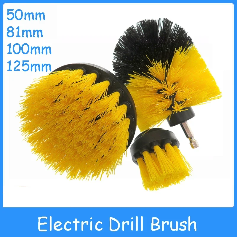 

Electric Drill Brush Attachment Set Power Scrubber Brush Car Polisher Kitchen Bathroom Cleaning Kit Toilet Cleaning Tools