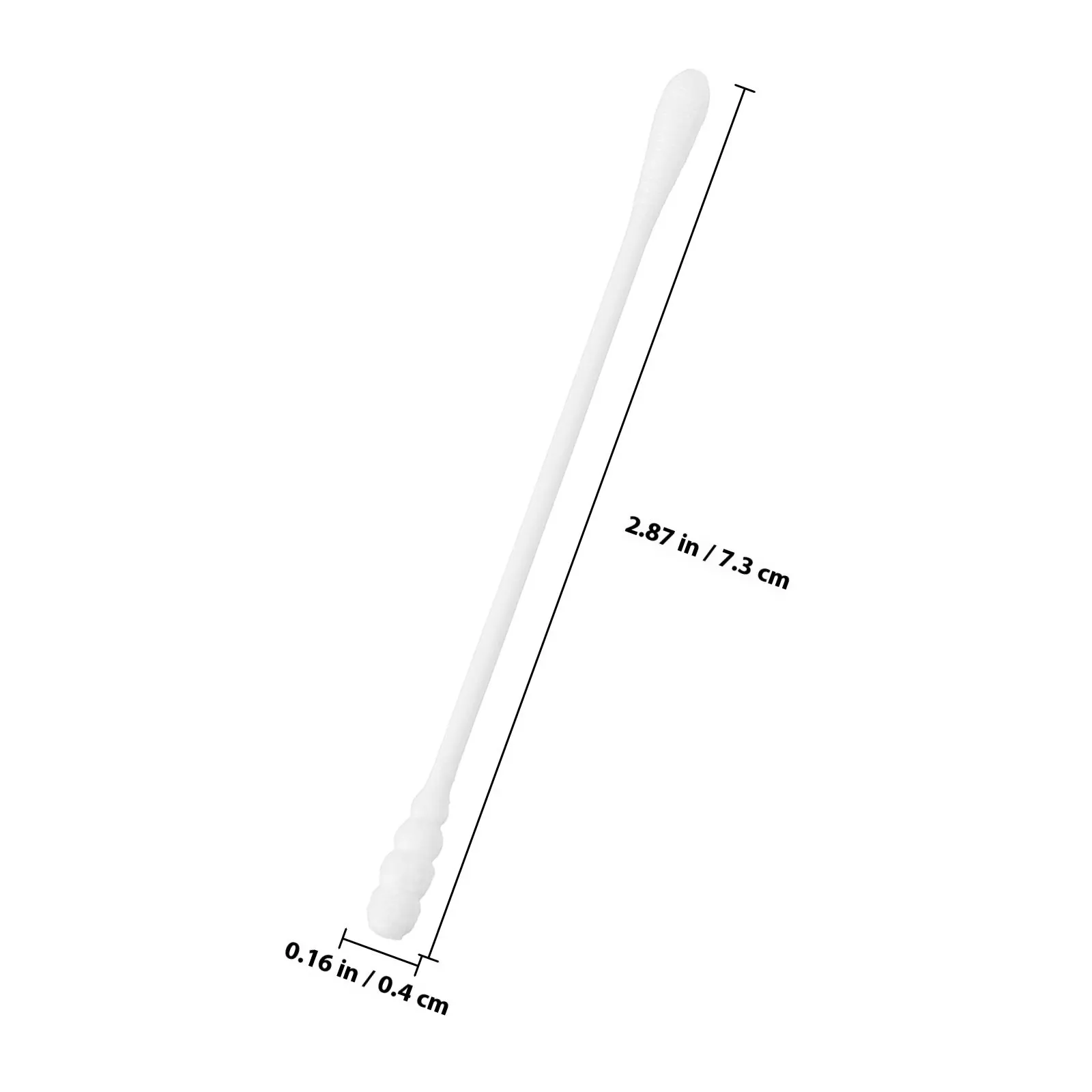 200pcs Baby Care Cotton Buds Swabs 74Mm White Double Heads Spiral For Newborns Earwax Cleaning Makeup Tool Thin