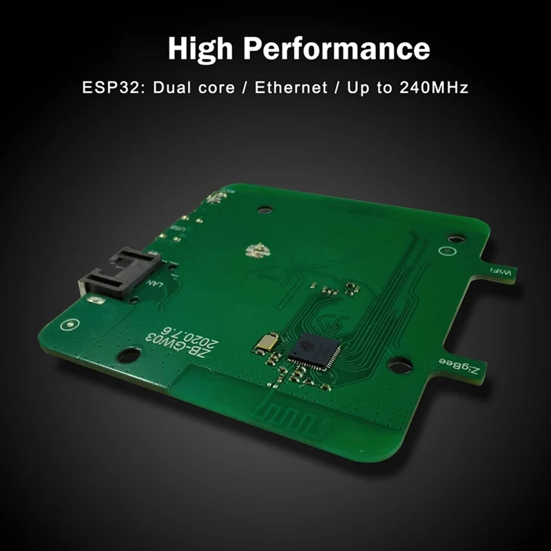 Casa inteligente zigbee 3.0 hub de gateway com fio rj45 ethernet ponte tasmota mqtt firmware para mqtt assistente doméstico zigbee2mqtt