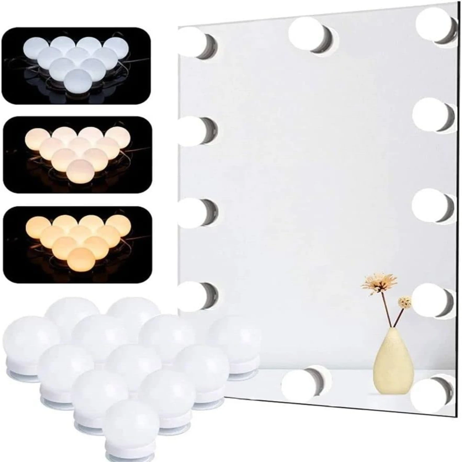 Upgrade your makeup routine with these stunning high-quality Vanity Mirror Lights. Elevate your beauty game with an elegant, mod