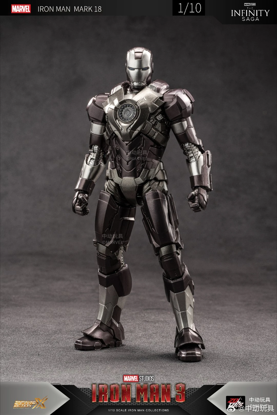 Original ZD Spielzeug Iron Man Tony Stark MK9 MK14 MK12 MK27 MK15 MK35 MK22 MK40 Hammerhead Action Figur Anime Sammeln Modell Geschenke – Detail 23